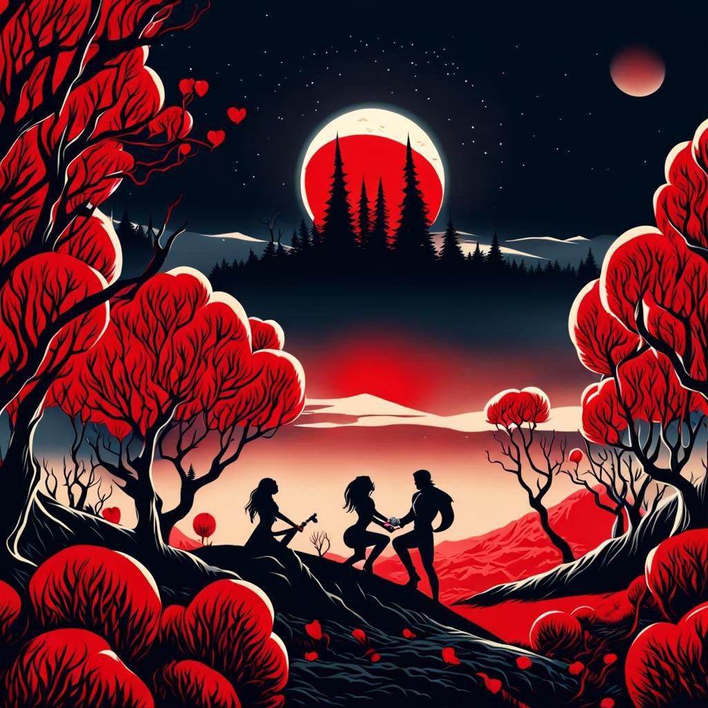 Demonic Heart Extraction Under Pale Moonlight