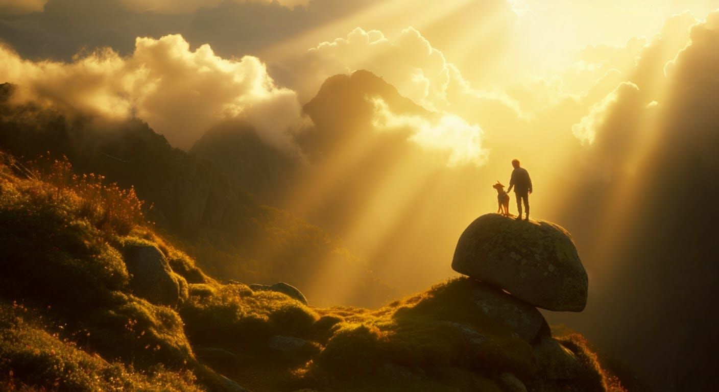 Golden Hour Scene with Soft Focus