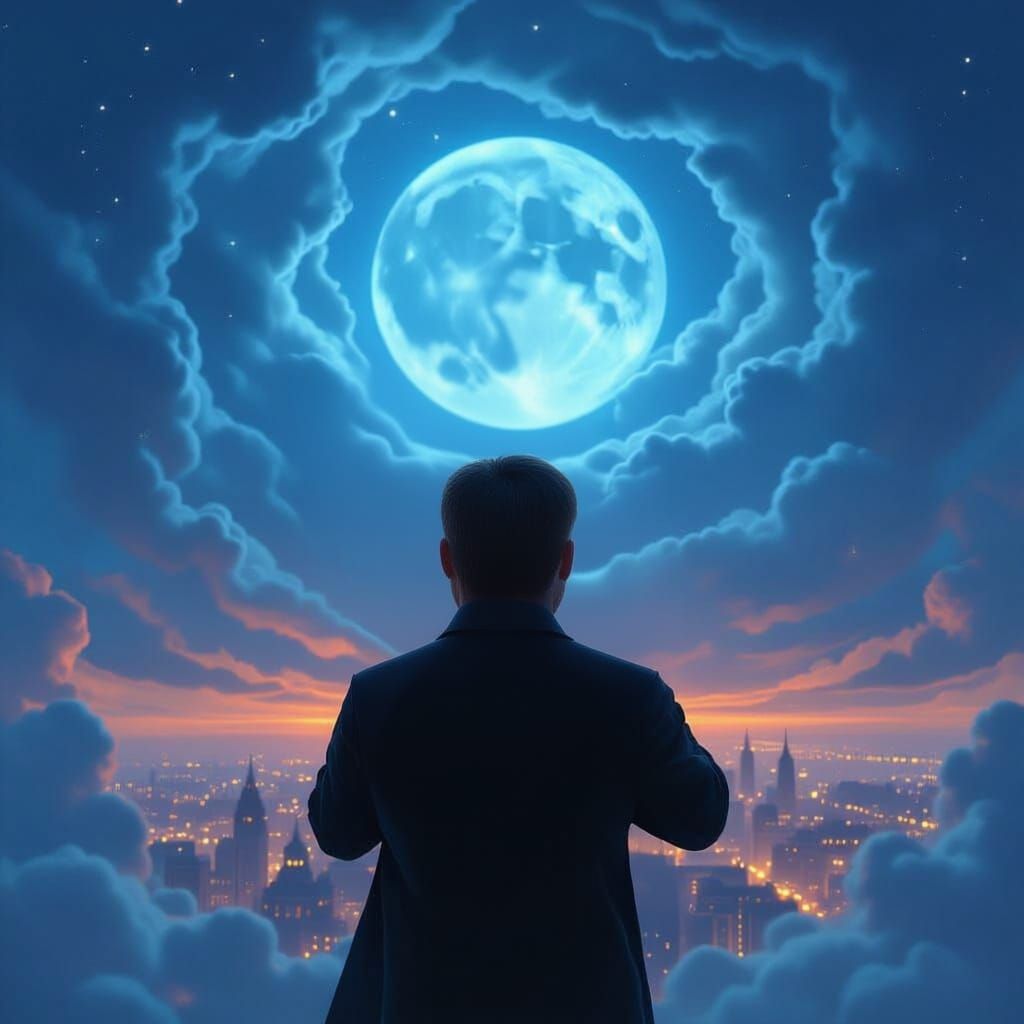 Dark Fantasy Art: Girl Abducted by Shadow Man