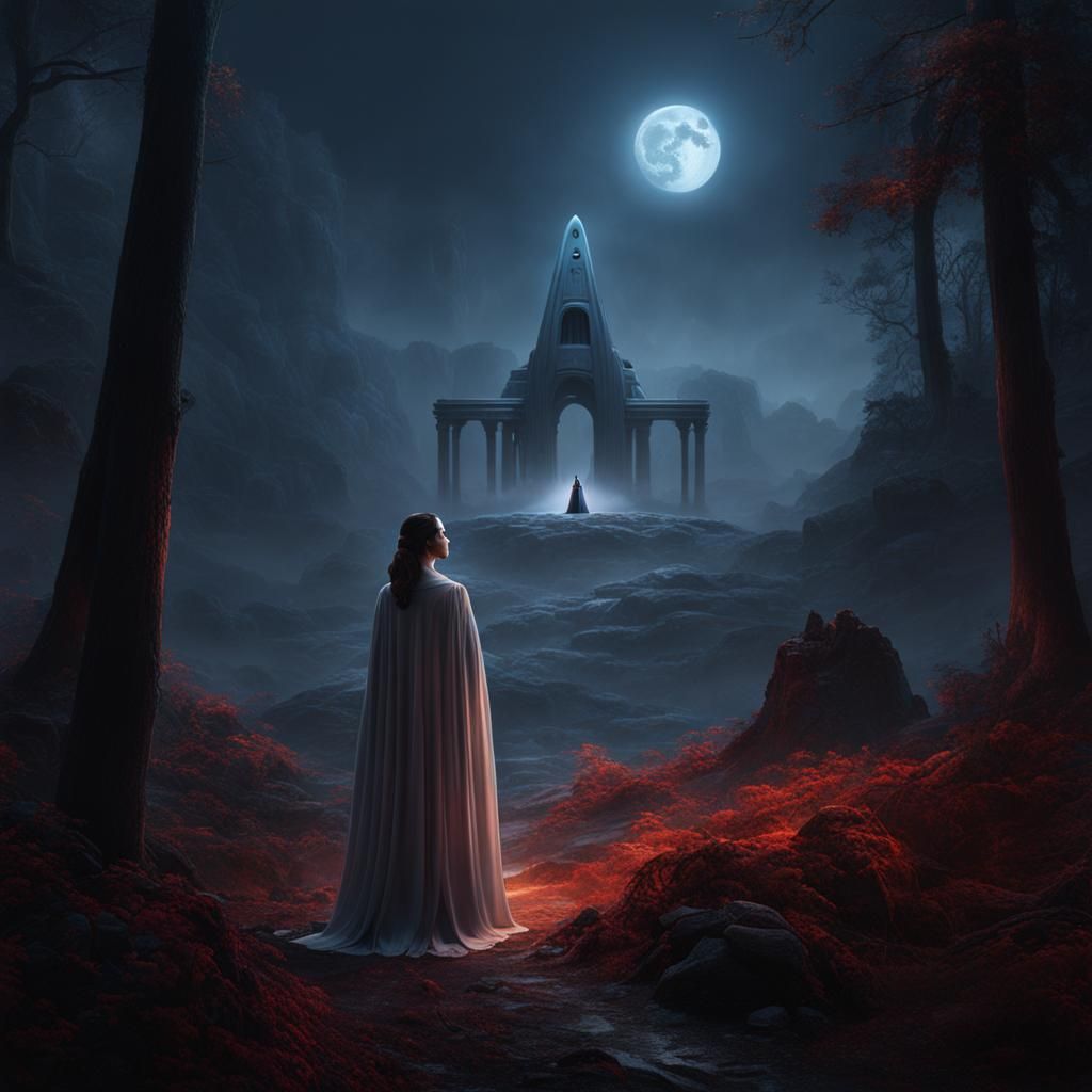 Padme Visits Darth Vader: Fantasy Concept Art