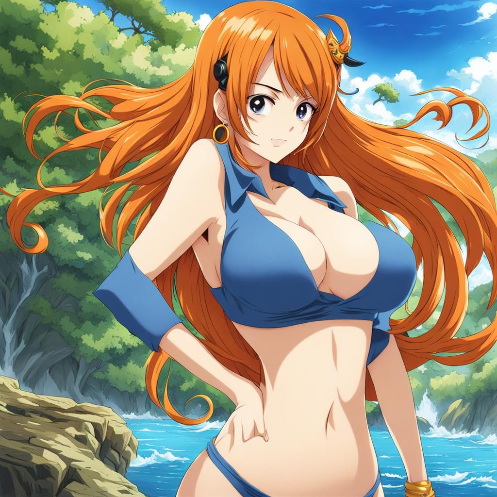 Anime-Style Female Character Illustration