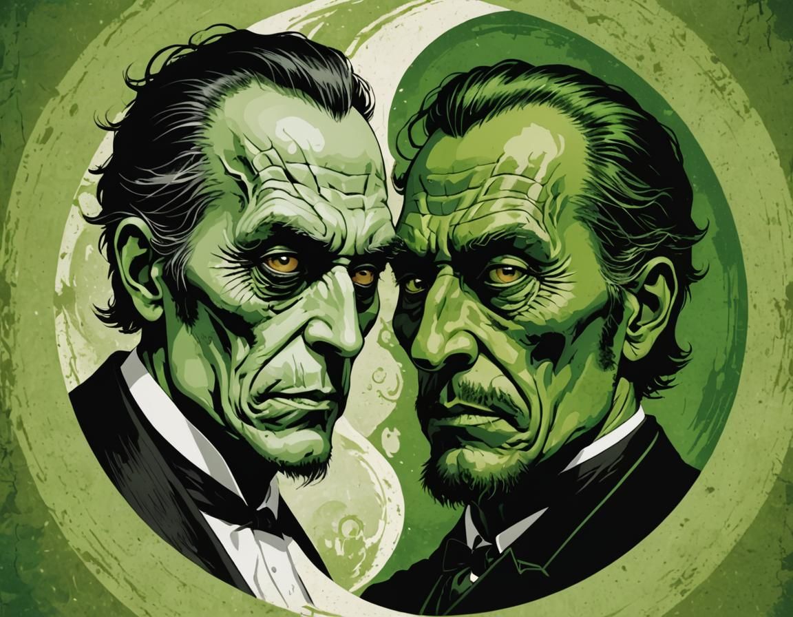 Duality of Human Man, ie, Dr Jekyll & Mr Hyde, Yin Yang