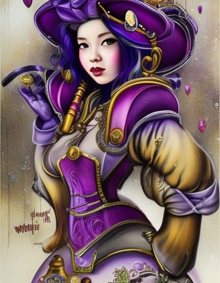 Steampunk Winter Wonderland in Salvador Dali Style