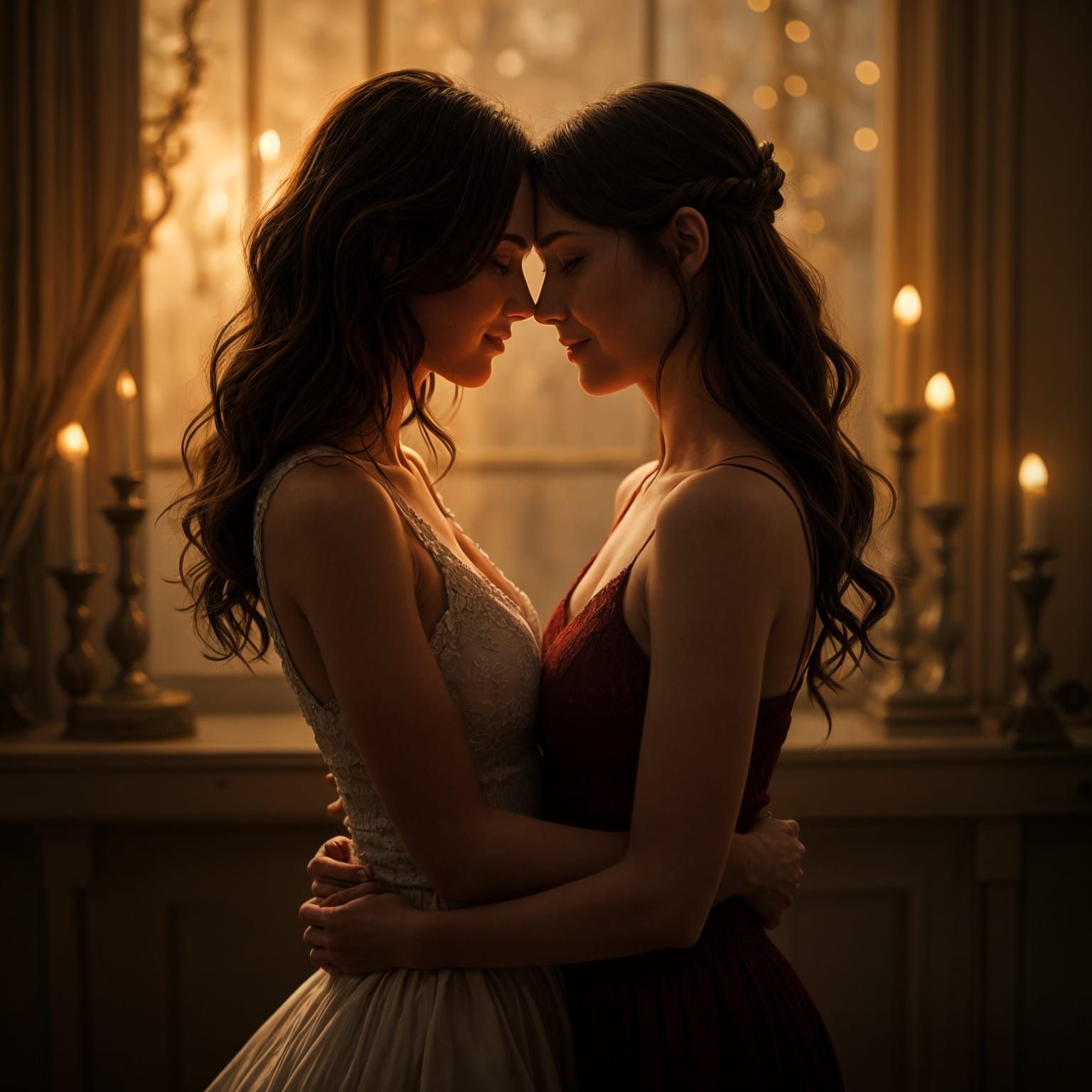 Love in Candlelit Intimacy