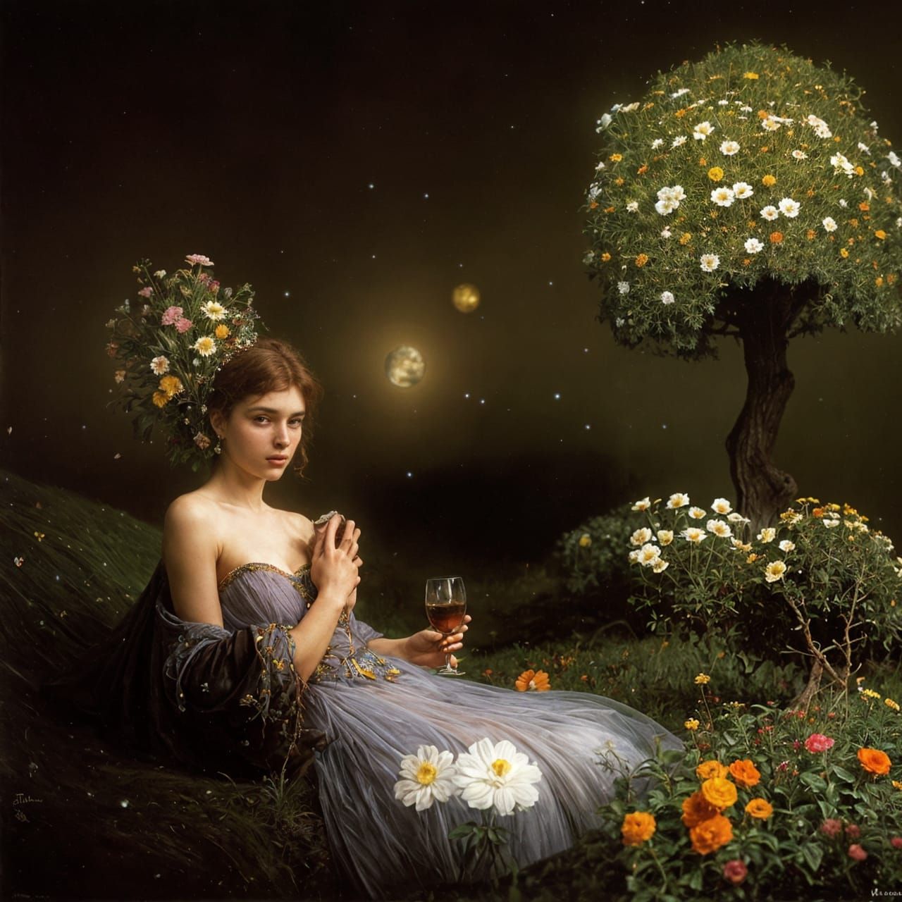 Zero Sum Game: Striking Hyperreal Painting