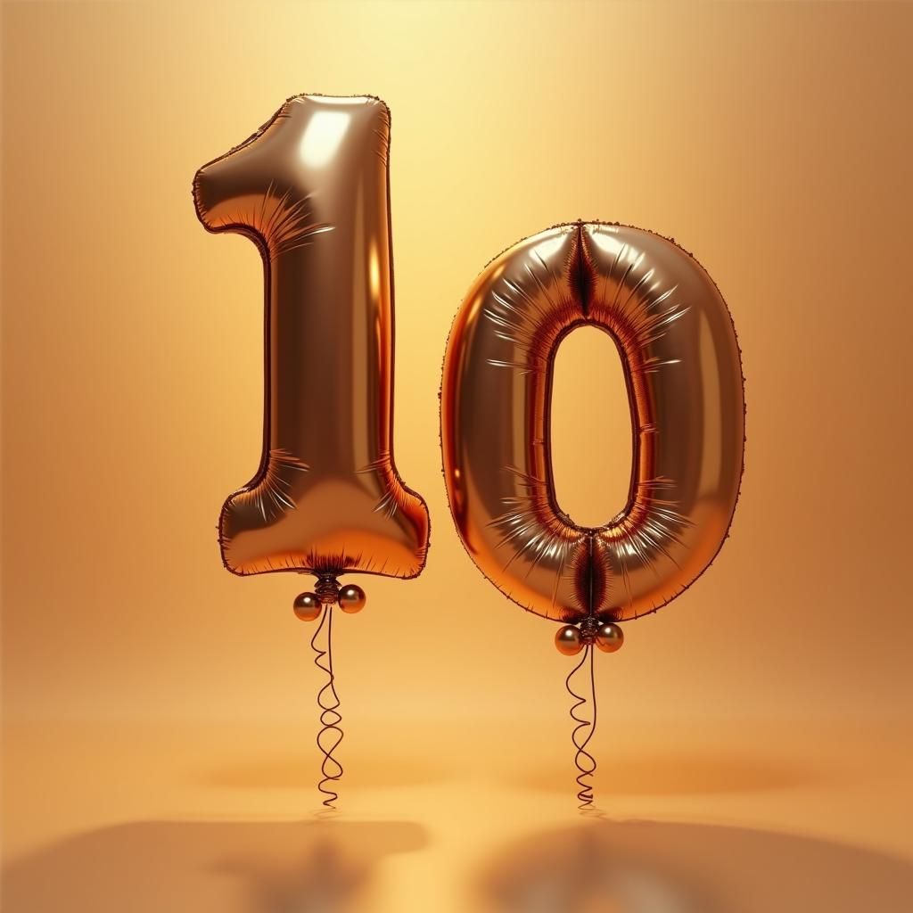 Bronze Balloons '10' Fantasy Concept Art