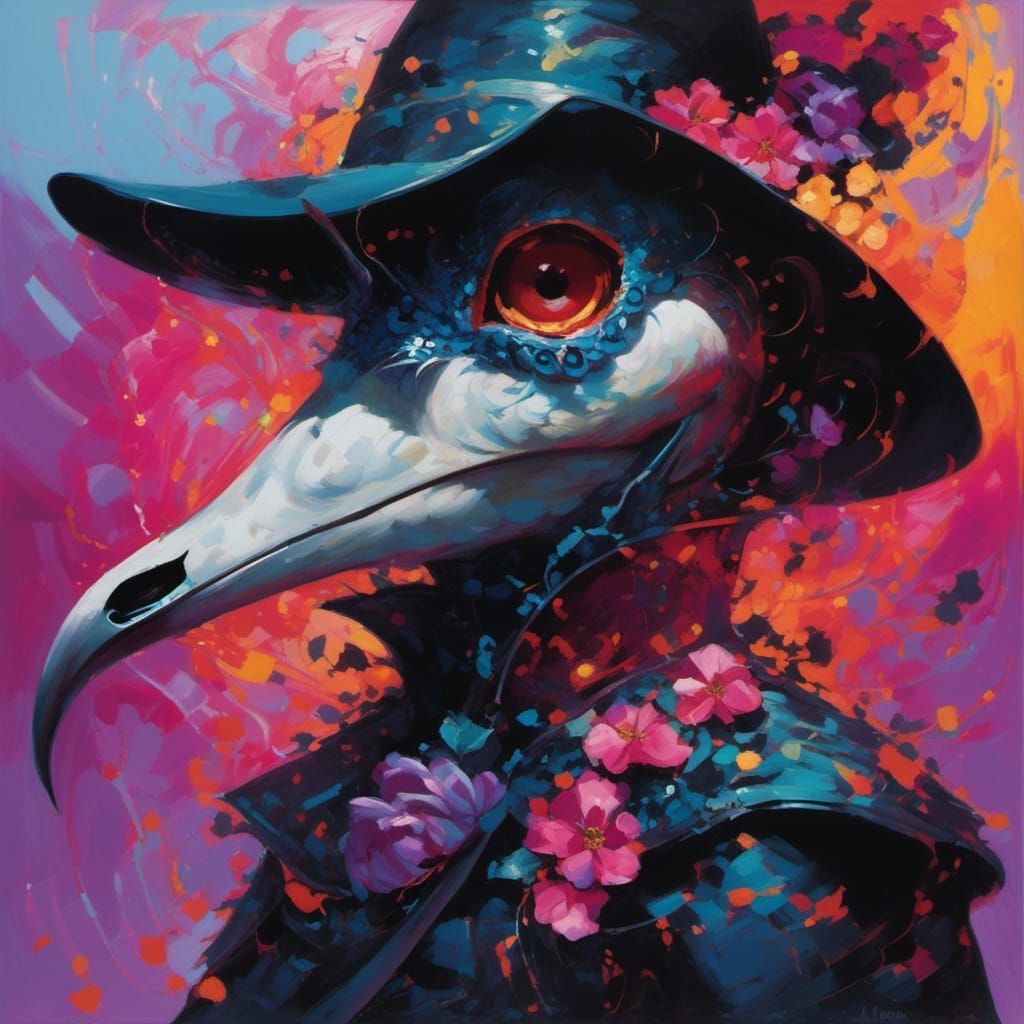 Plague doctor 4: female doctor.