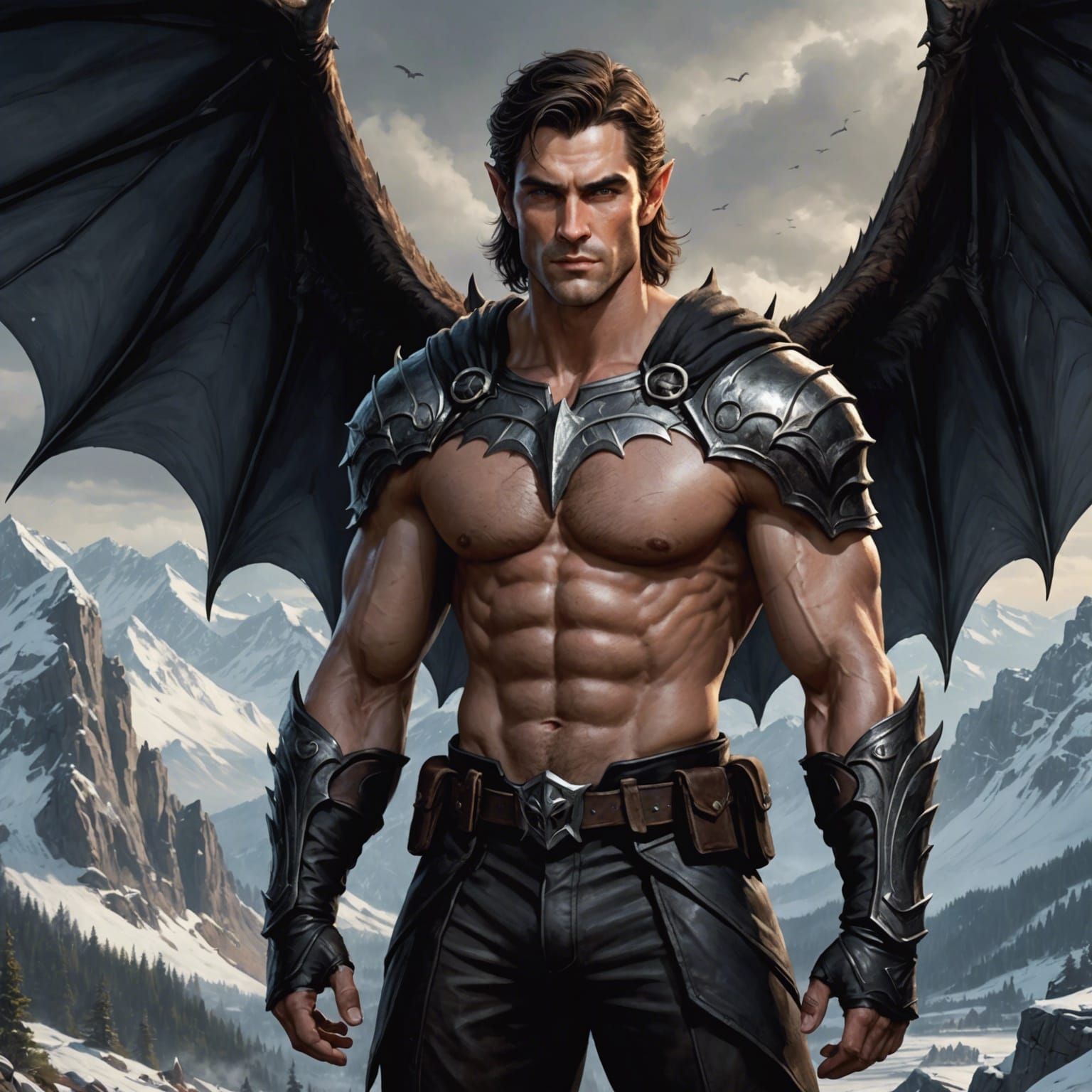 Portrait of Cassian from ACOTAR