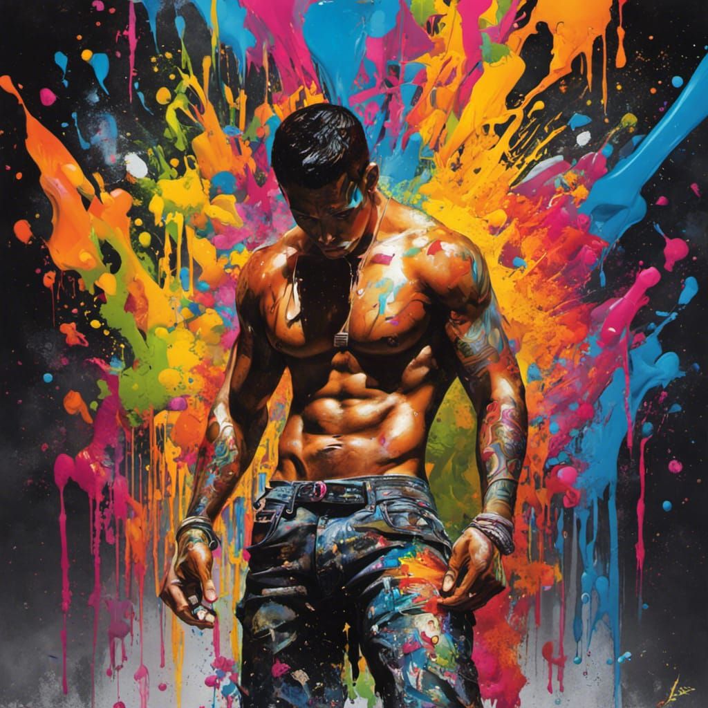 Brazilian male, strip dancer