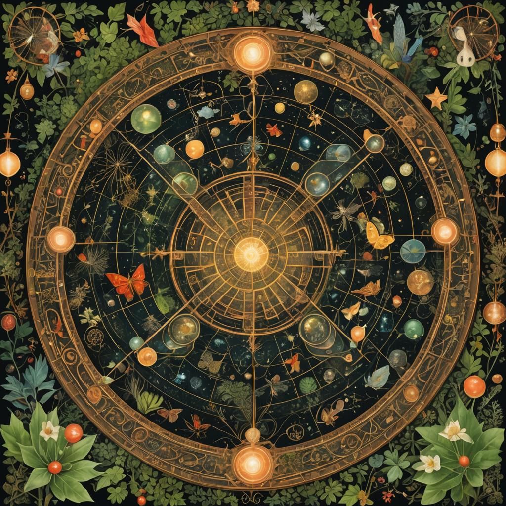 Psychedelic Labyrinth: Bosch and Dalí Fusion in Surreal Art