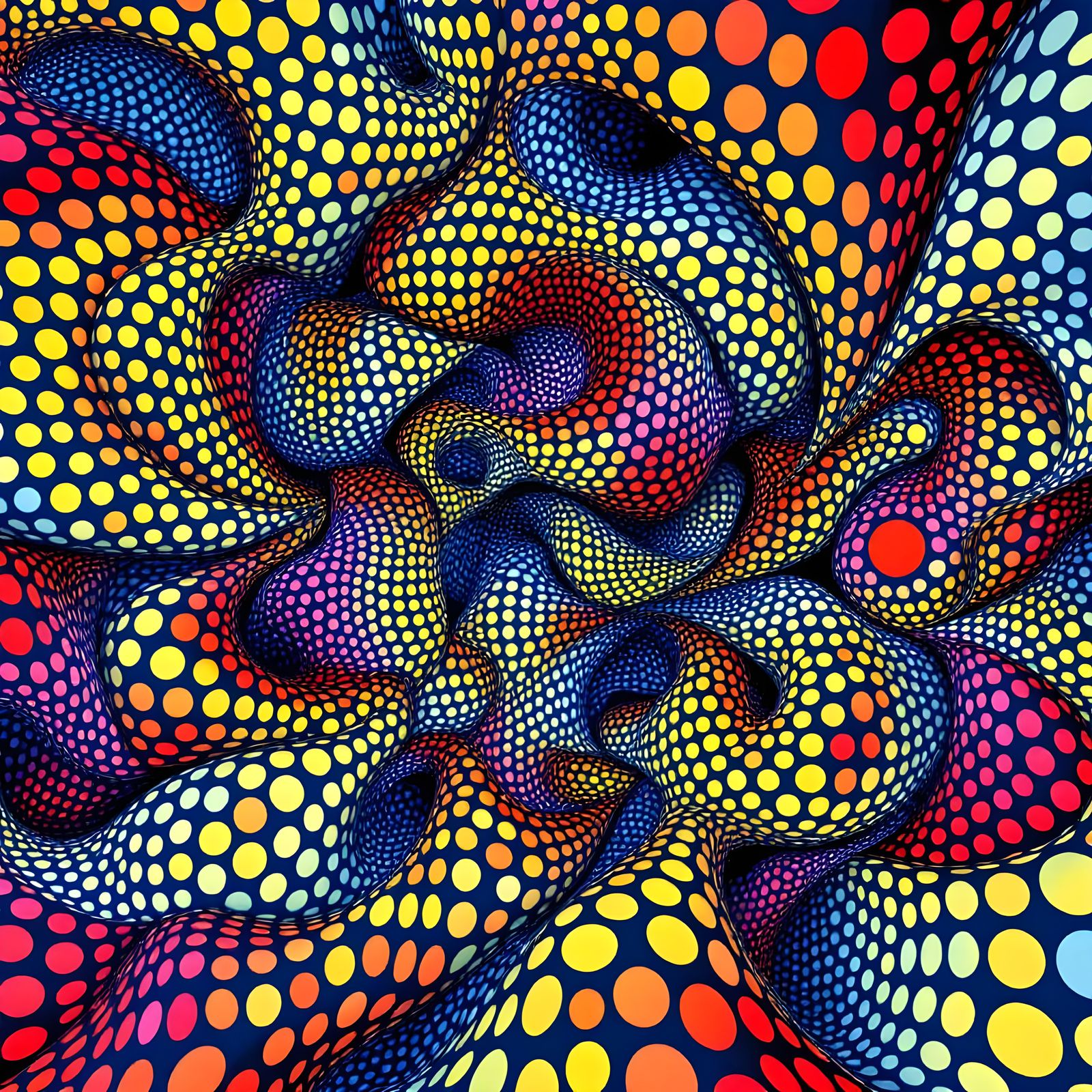 Distorted Duotone Abstractions