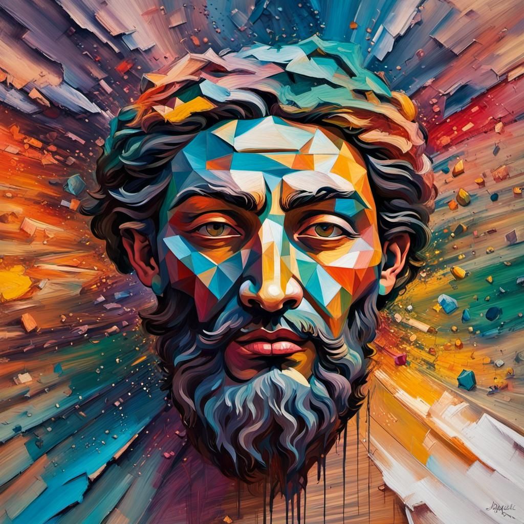 AI depiction of Yahweh