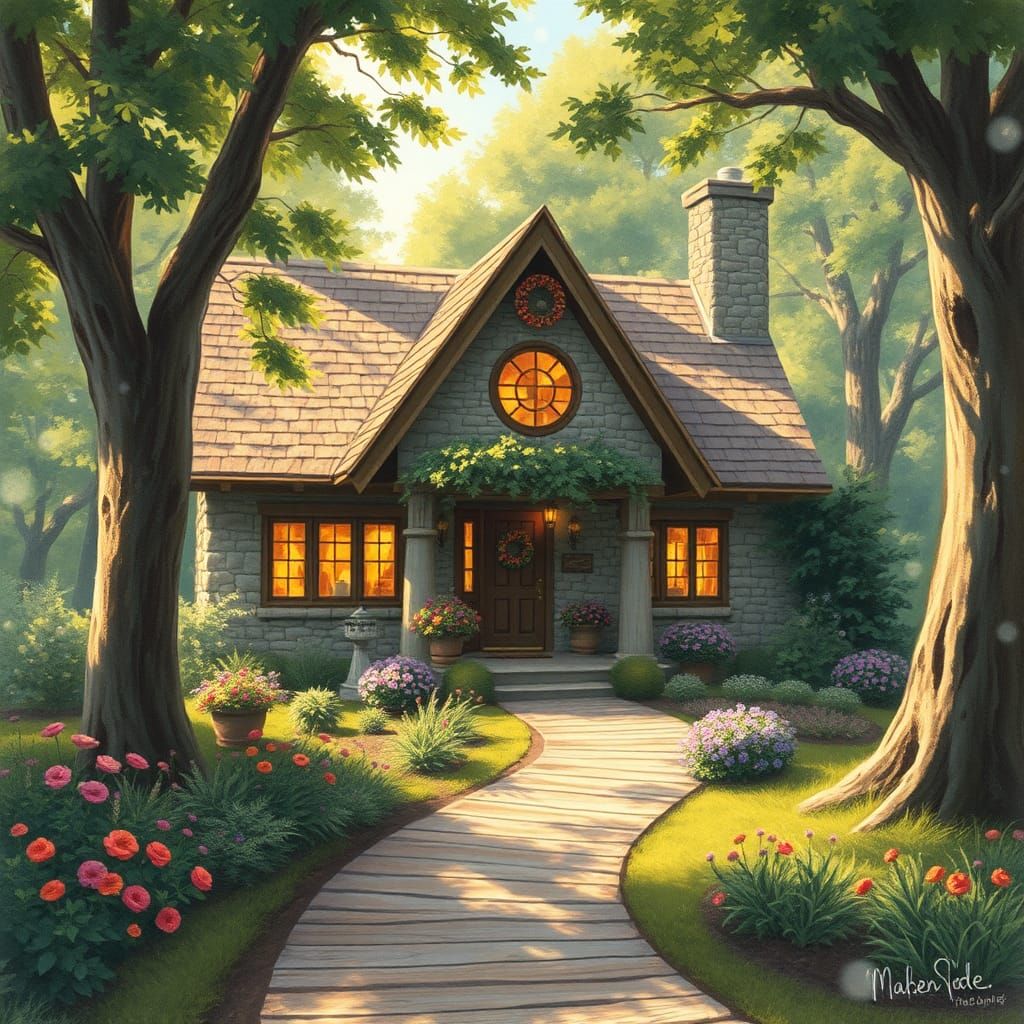 Inviting Dream Home in Warm Painterly Style