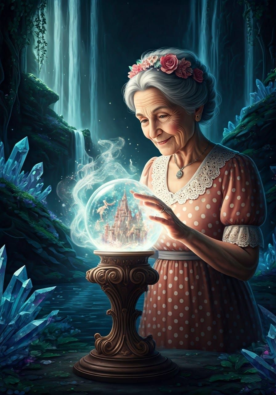 Enchanted Forest Dream Weaver in Anime Style