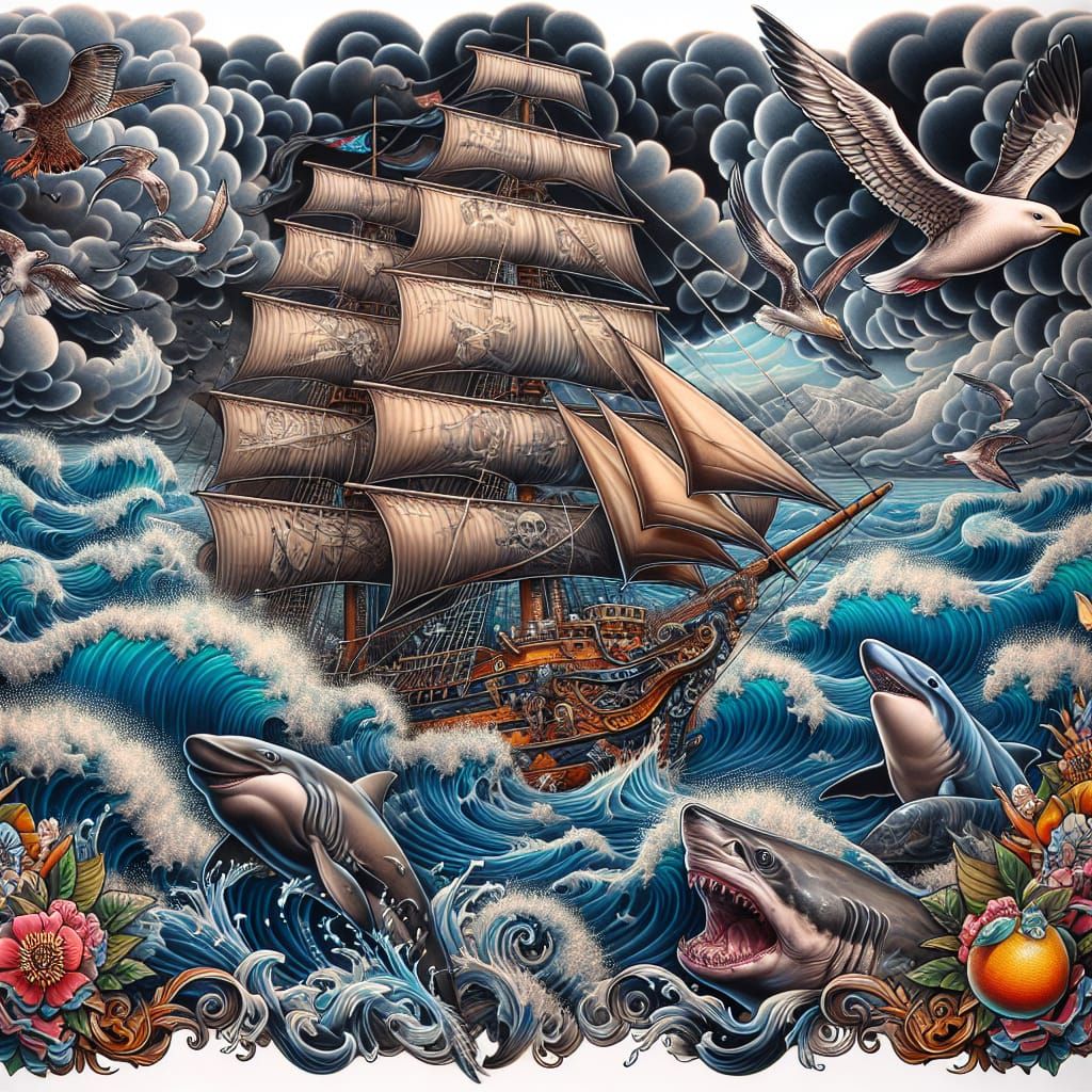 Tattoo art the world of tiny creatures