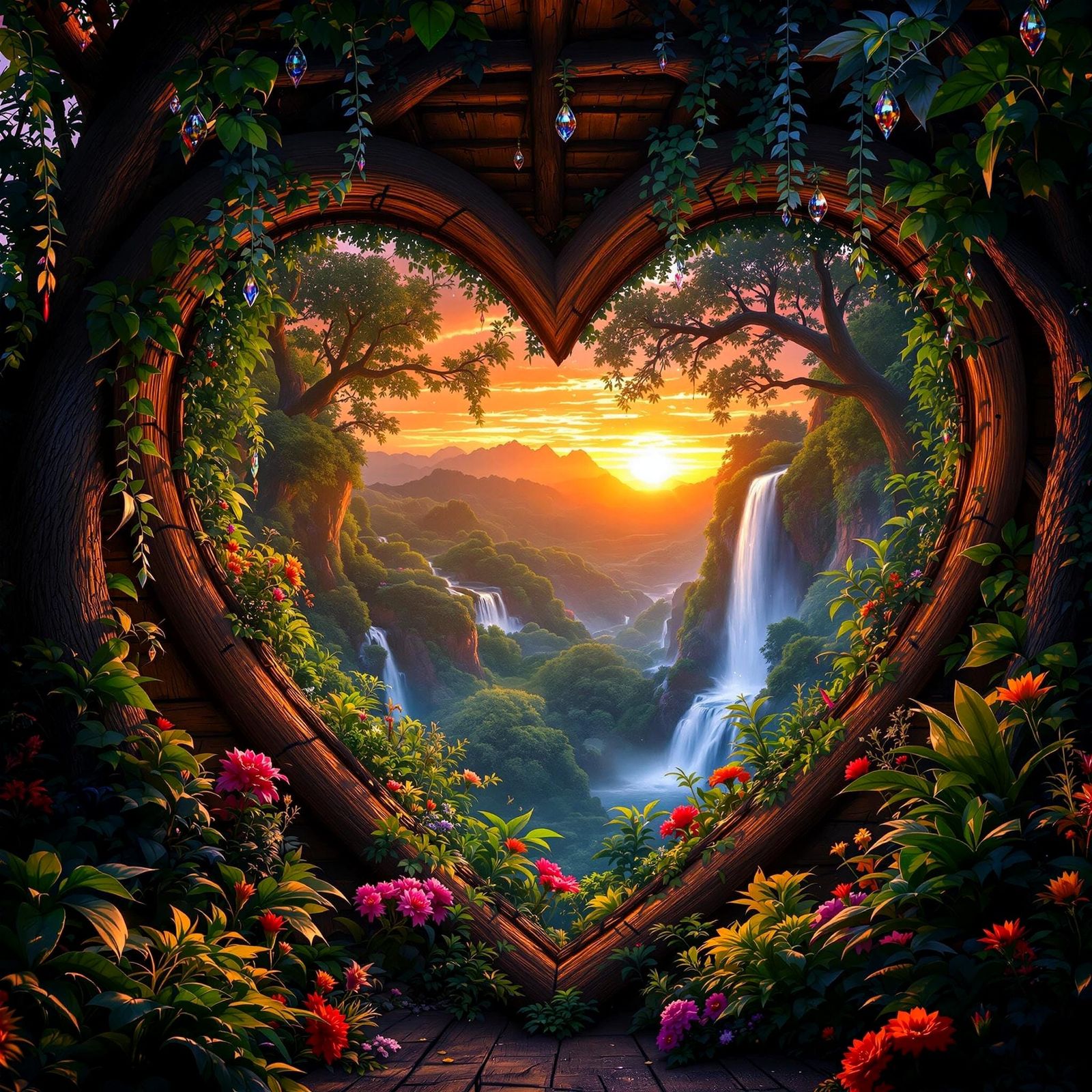 Exquisite Treehouse Oasis at Sunset