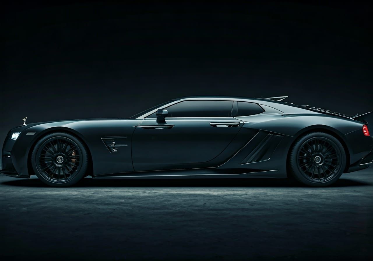 Rolls-Royce Batmobile Concept: Cinematic Film Still