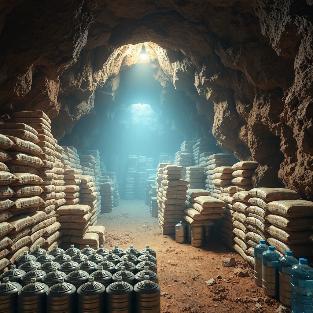 To protect us all, I went underground again ...