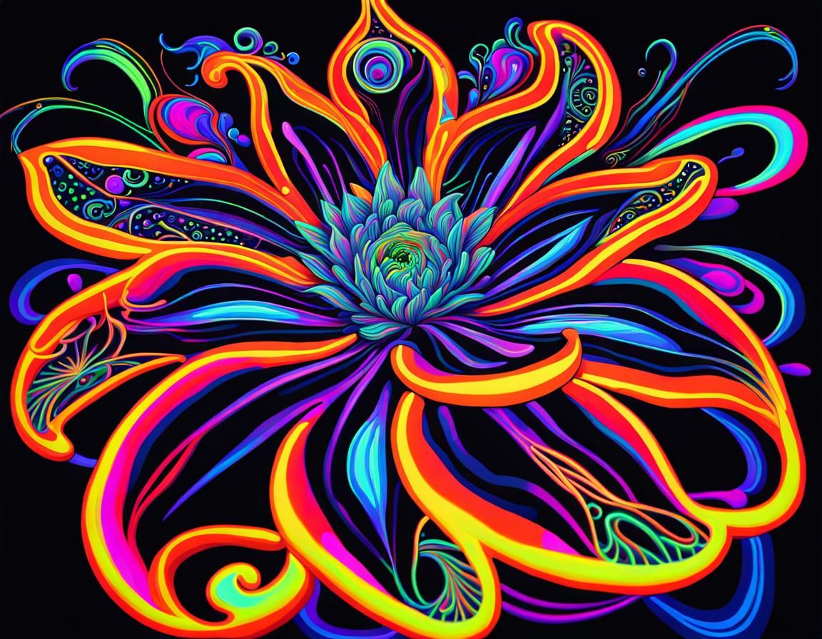 Fluorescent Flower