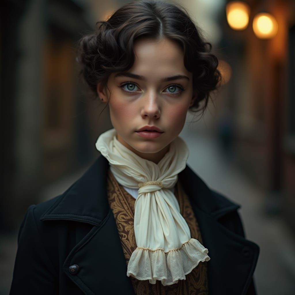 A Victorian Lady's Masquerade: A Glimpse of Dual Identity