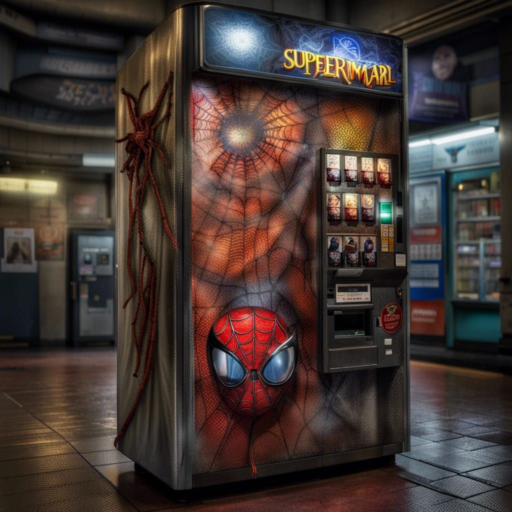 Vending Machine Grants Spider-Man Powers