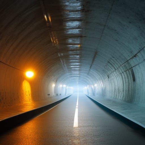 Ocean Boulevard Tunnel: Dynamic Lighting Concept Art