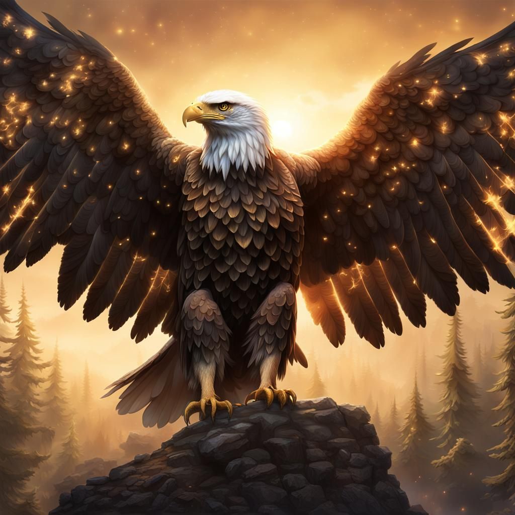 Majestic eagle.