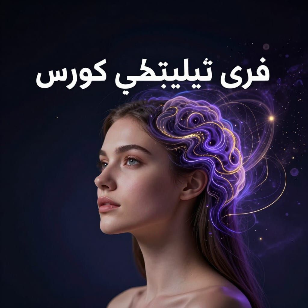 Mystical Woman with Cosmic Energy for Telepathy Course