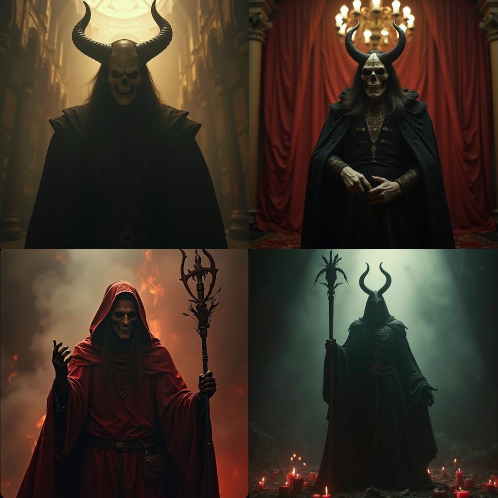 Satan Depicted in Cinematic Film Style