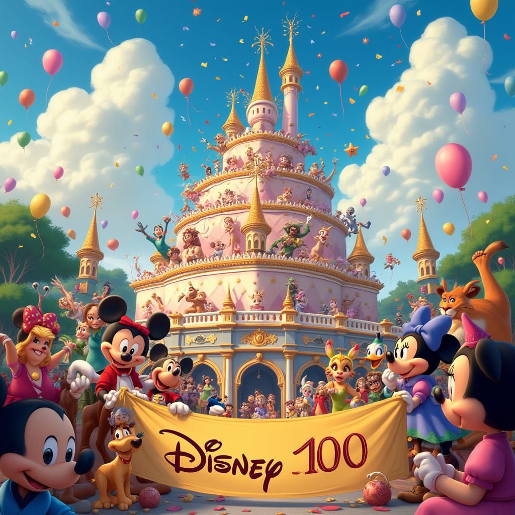 Disney Characters Celebrate 100 Years of Magic