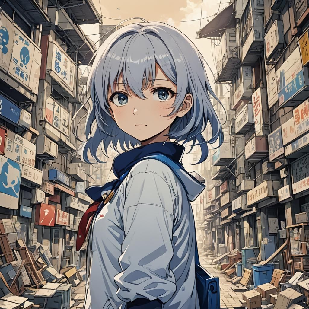 Anime Style Character Portrait