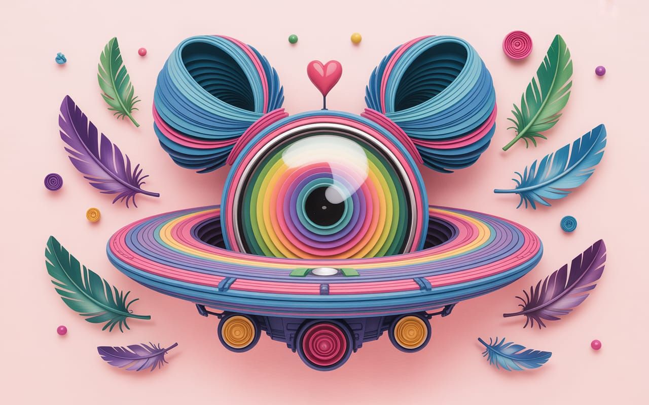 Loonyscape Spacebuns Hyaline Poetic Quilling Melodramatic Li...