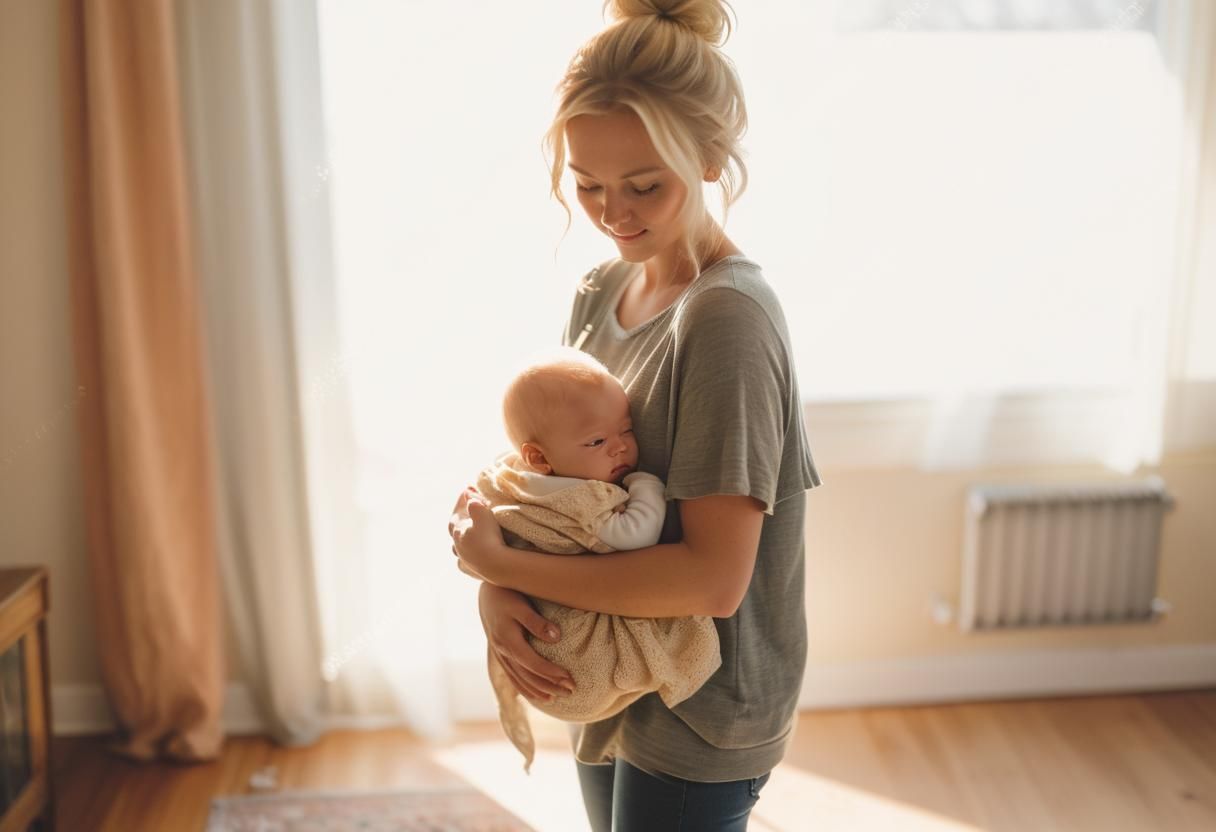 Warm and Cozy Portrait of Siblings in Sunlight