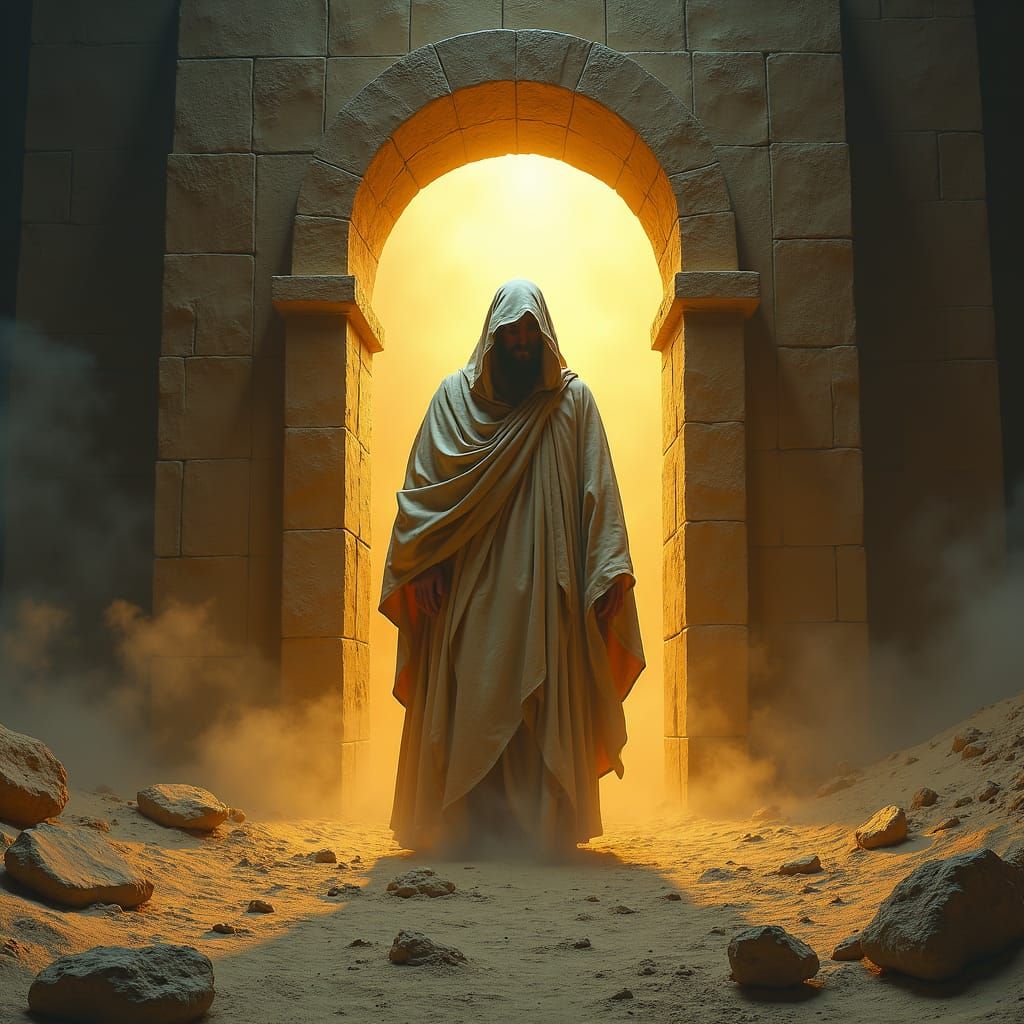 Lazarus Emerges: Resurrection in a Fantasy Landscape