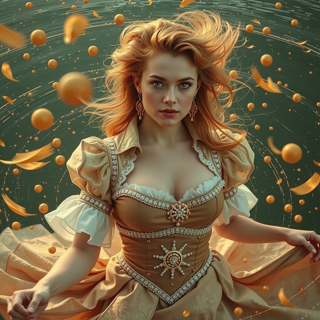 Abstract Swirling Vortex Motion