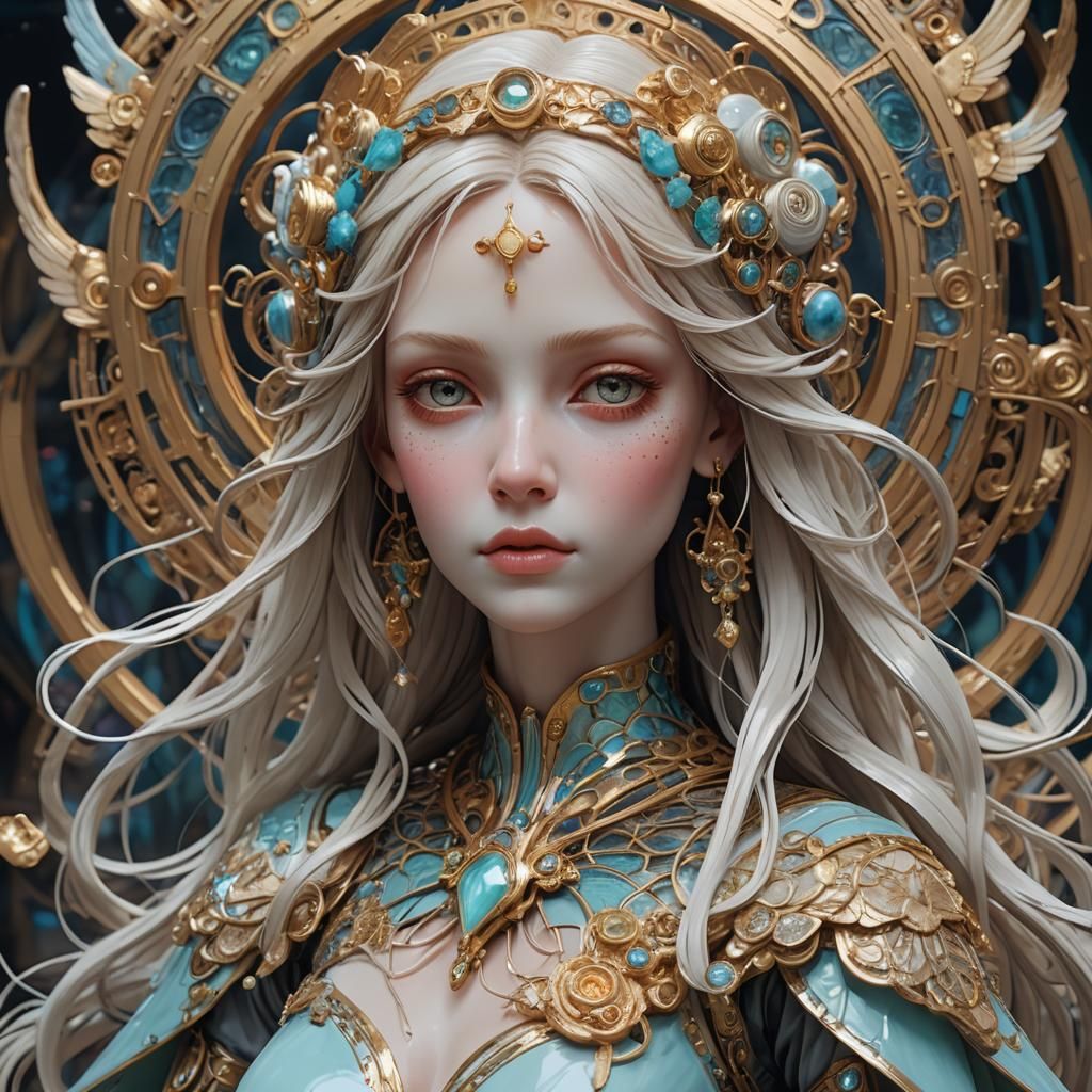 Extraterrestrial Porcelain Doll: Seraphim Portrait