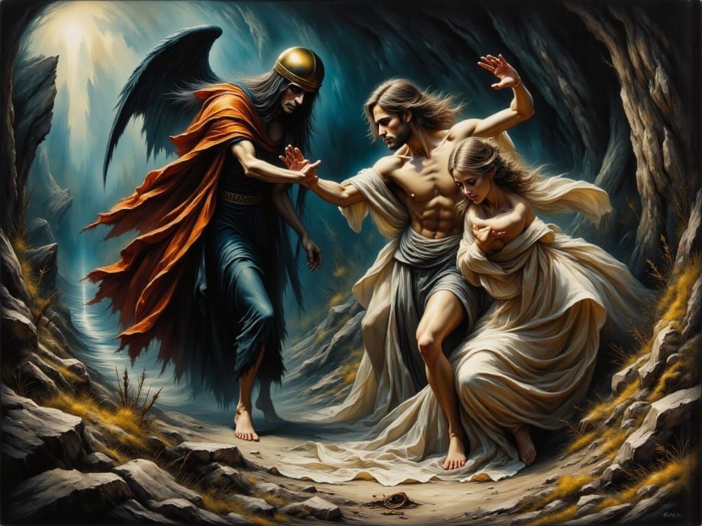 Orpheus, Mercury and Eurydice