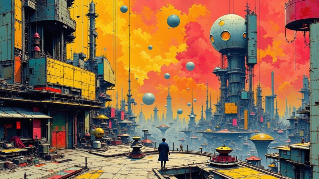 Orange Sky of the Impossible City