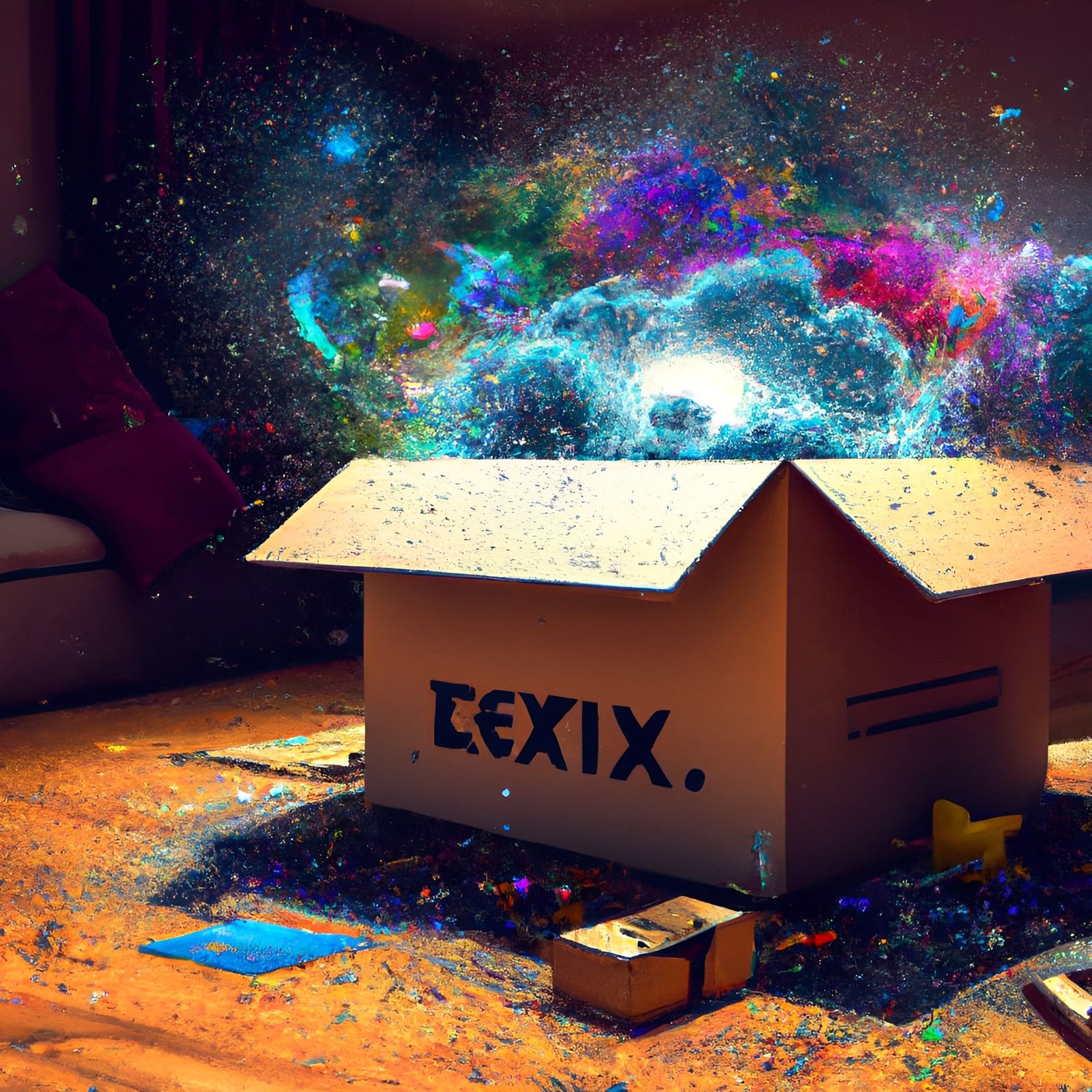 The Universe is spilling out