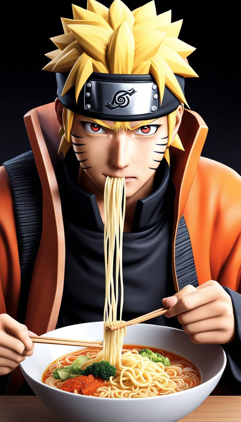 Naruto Uzamaki's Eating Ramen Again 🍜