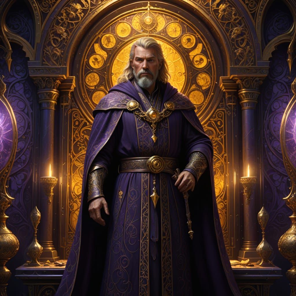 Elegant Rogue in Dark Fantasy Attire