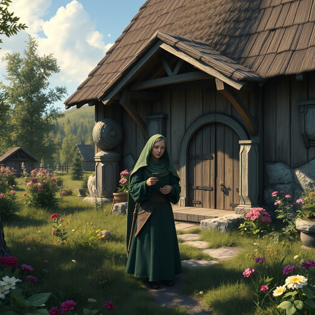 Sister Fidelma Investigates in Celtic Monastery Garden