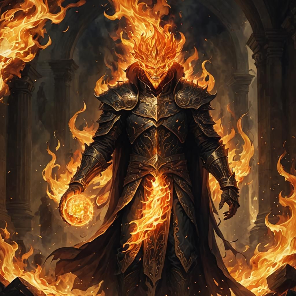 Creator of Light in Fiery Glory