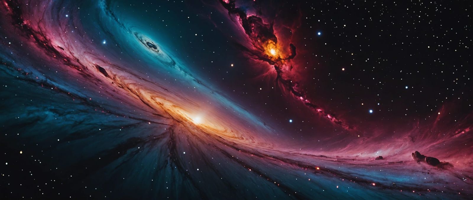 Dramatic Birth of a Galaxy in Cinematic Style