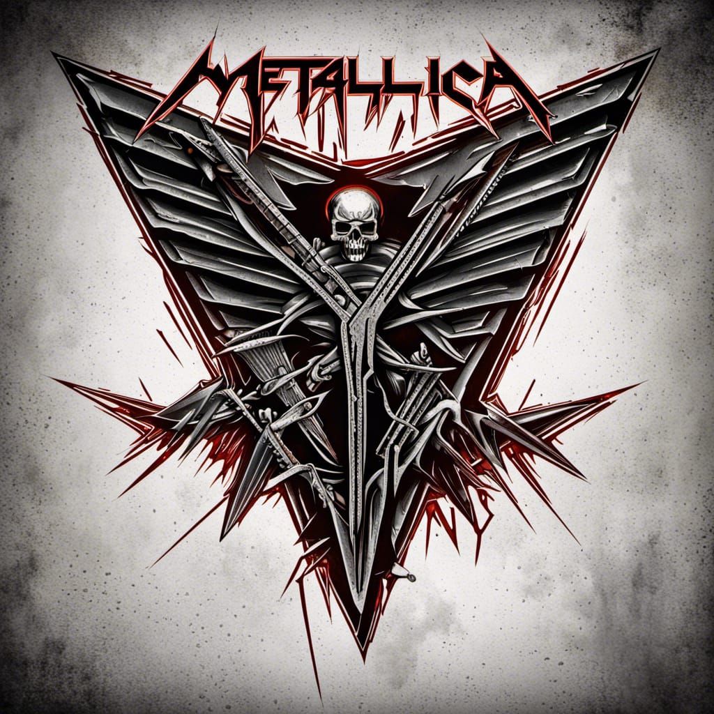 Metallica Band Logo Generated by AI
