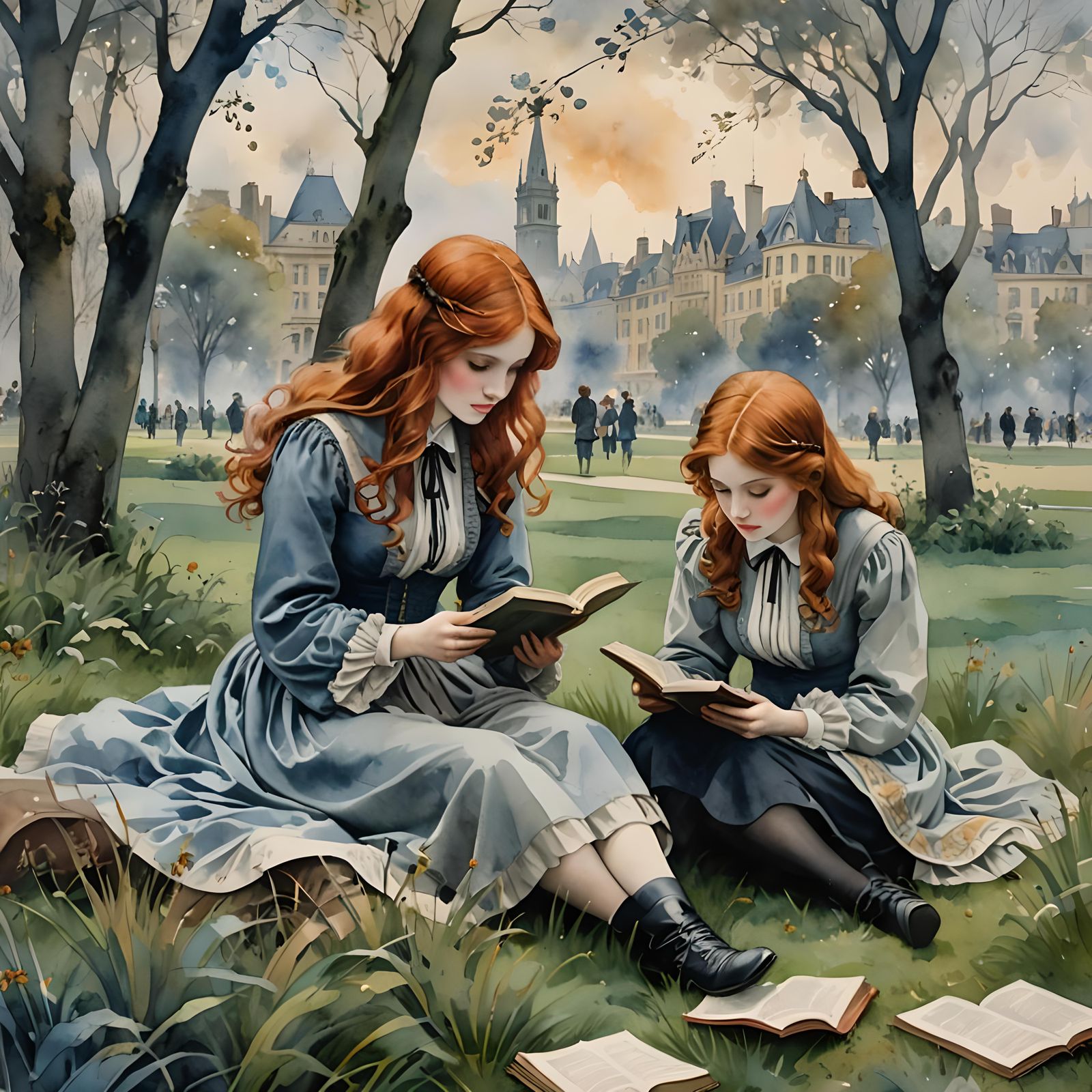 Bookworm-sisters