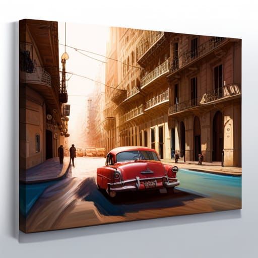 Hyperrealistic Havana in Splash Art Style