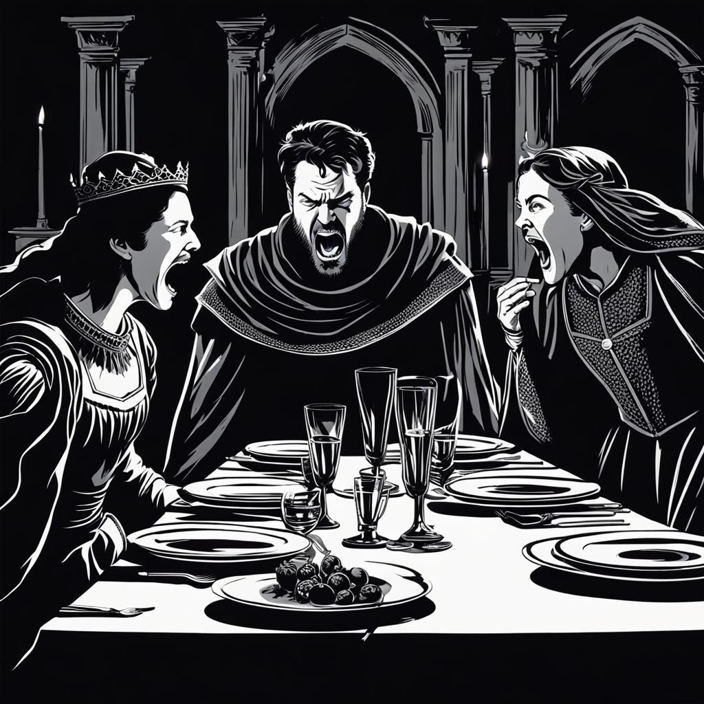 Macbeth's Horror: Banquo's Ghost Appears