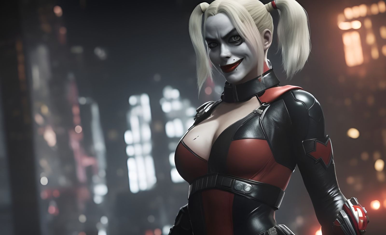 Harley Quinn in Arkham Style