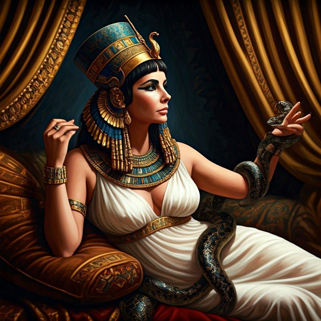 Golden Goddess in Peril: A Dramatic Baroque Scene